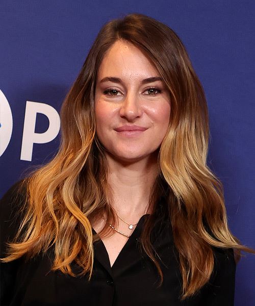 Shailene Woodley Two-Tone Hairstyle With Waves