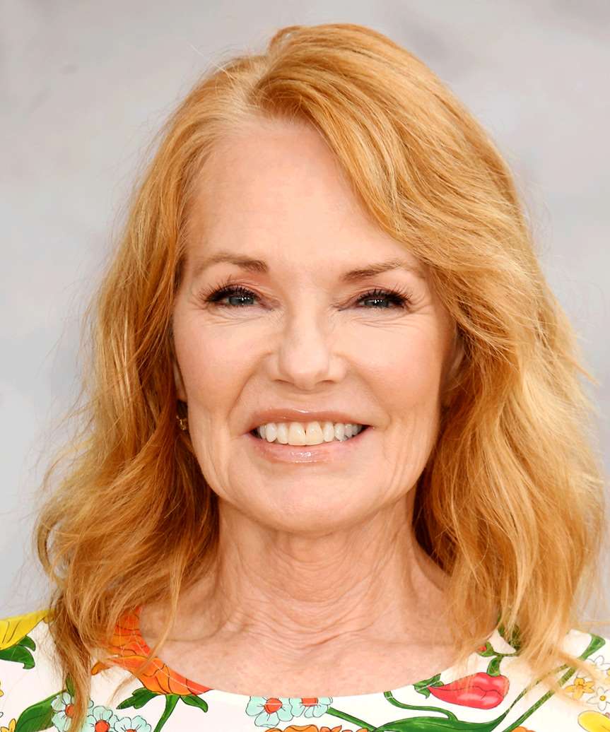 Marg Helgenberger Medium-Length Copper Hairstyle