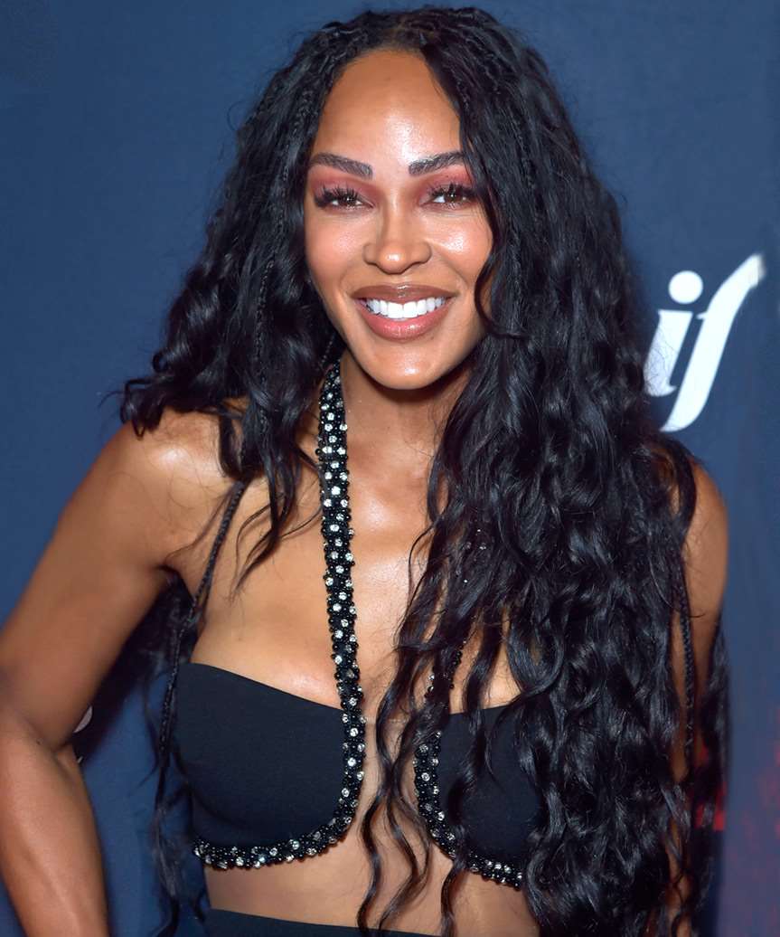 Meagan Good Hairstyle With Curls And Braids