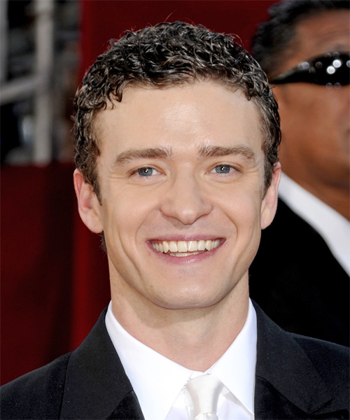 Justin Timberlake Short Curly     Hairstyle
