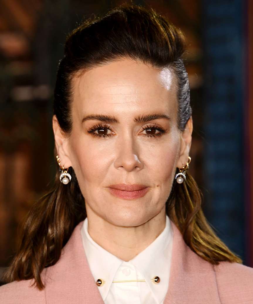 Sarah Paulson Long Quiff Hairstyle