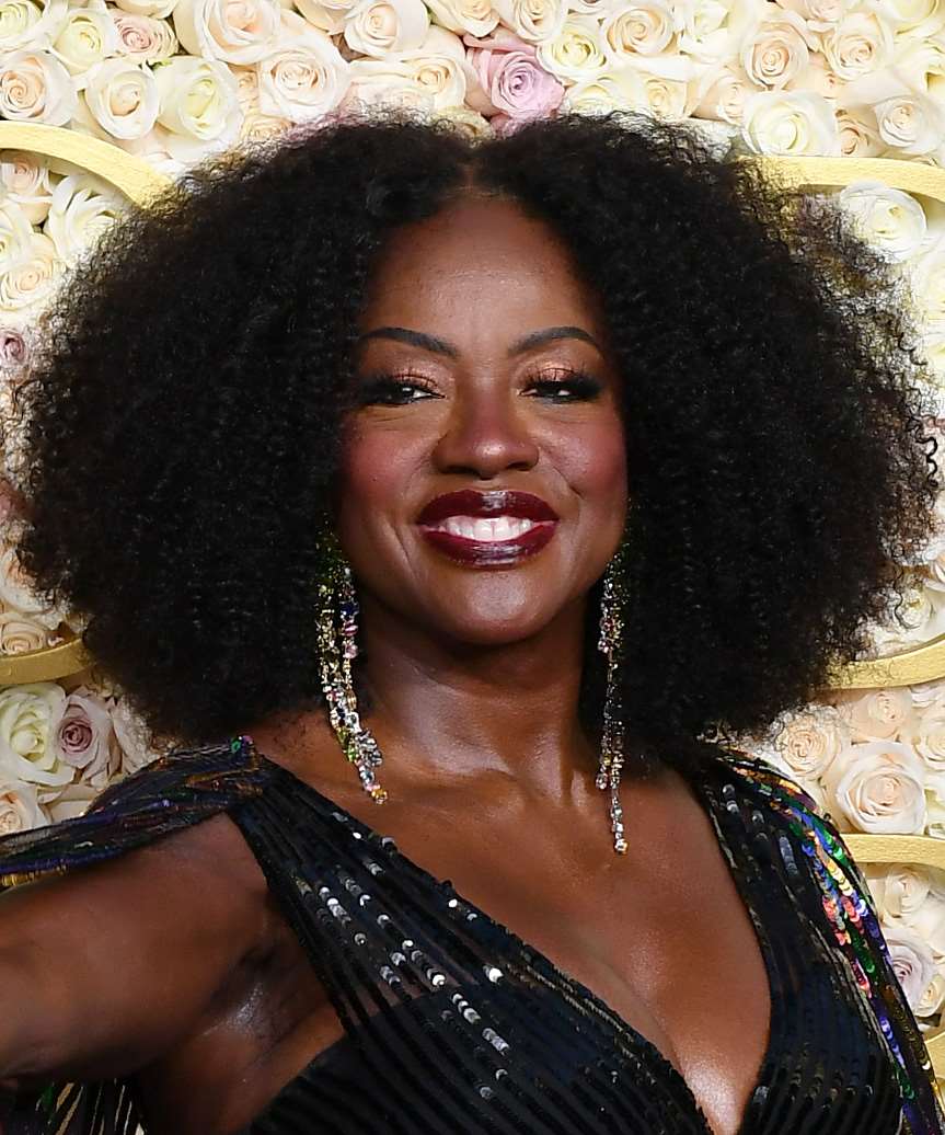 Viola Davis Afro Hairstyle - Golden Globe Awards 2025