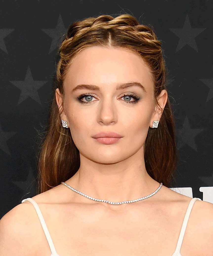 Joey King Hairstyle With Top Braids