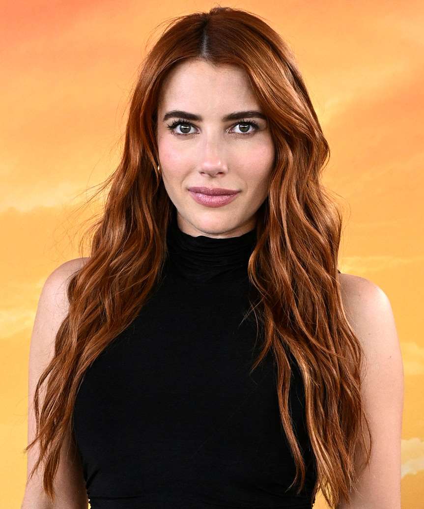 Emma Roberts Long Red Hairstyle