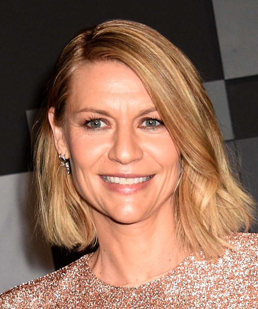 Claire Danes Natural Layered Bob With Side Part