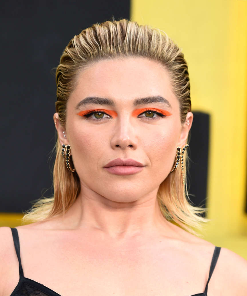 Florence Pugh Slicked-Back Hairstyle