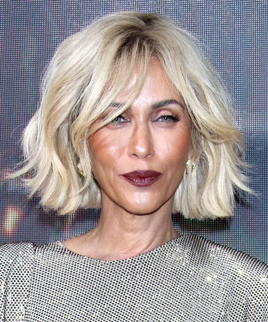 Nicole Ari Parker Blunt Cut Bob With Subtle Waves