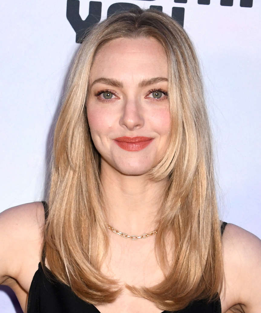 Amanda Seyfried Simple And Elegant Hairstyle