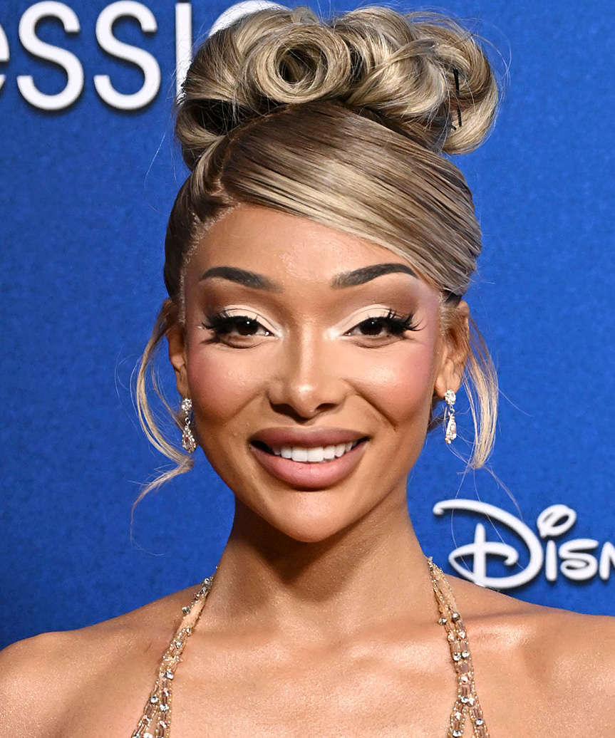 Leah Talabi Formal Updo With Curled Top Bun