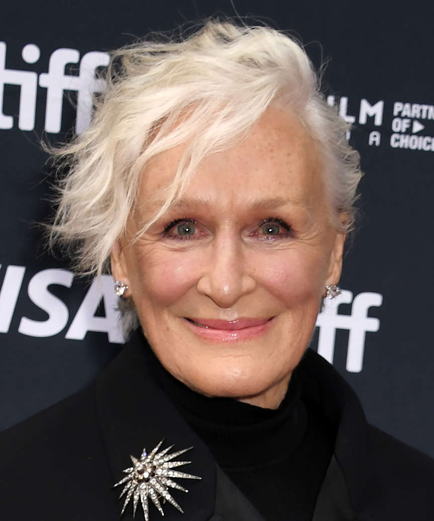 Glenn Close Short Hairstyle With Subtle Waves