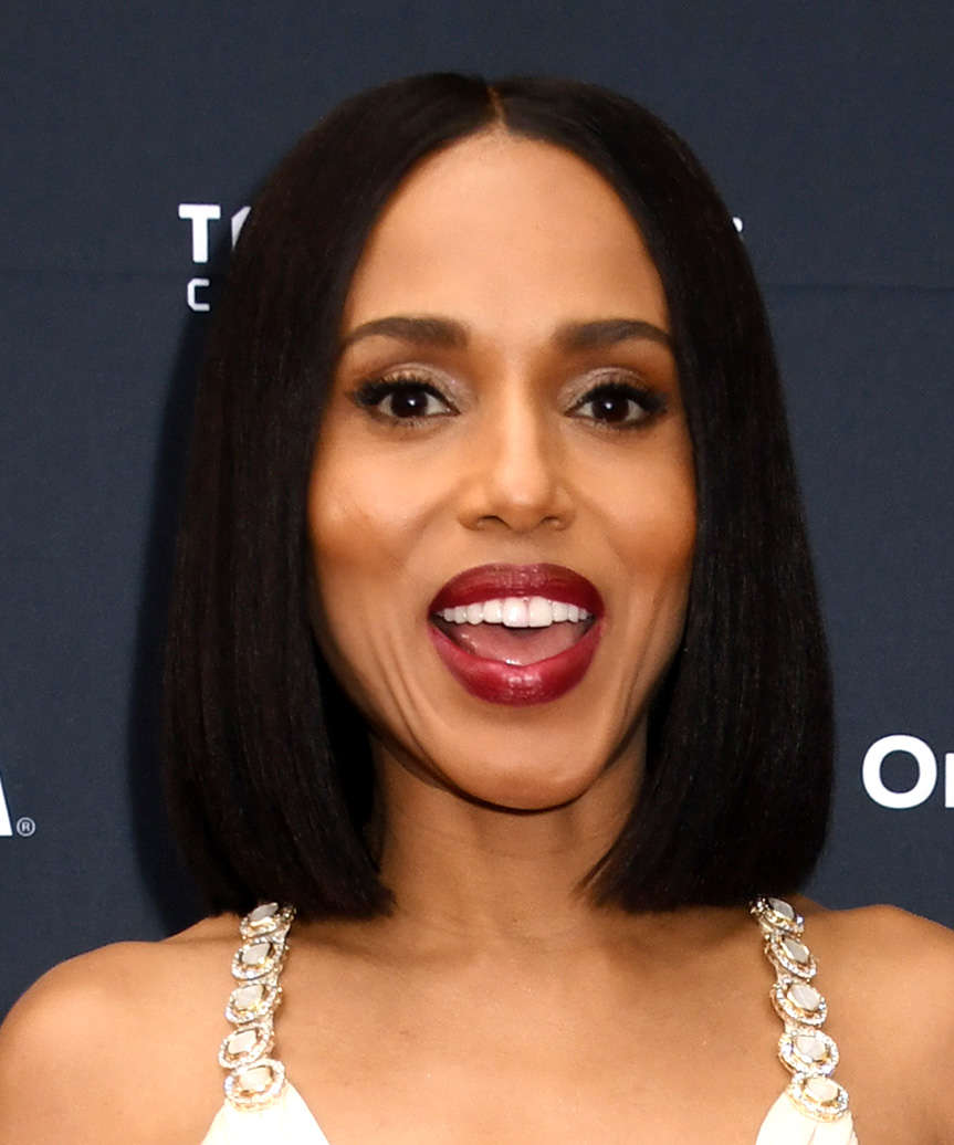 Kerry Washington Sleek And Sophisticated Bob Haircut