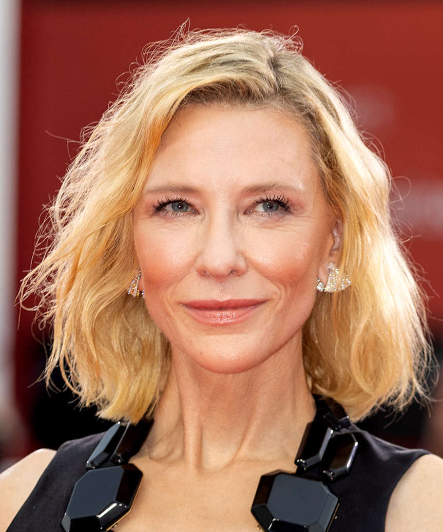 Cate Blanchett Medium-Length Bob Haircut With Waves