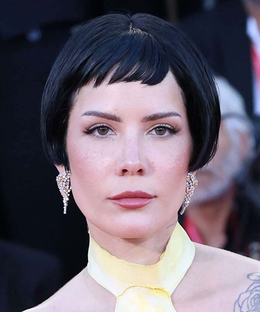 Halsey Edgy Pixie Hair Cut