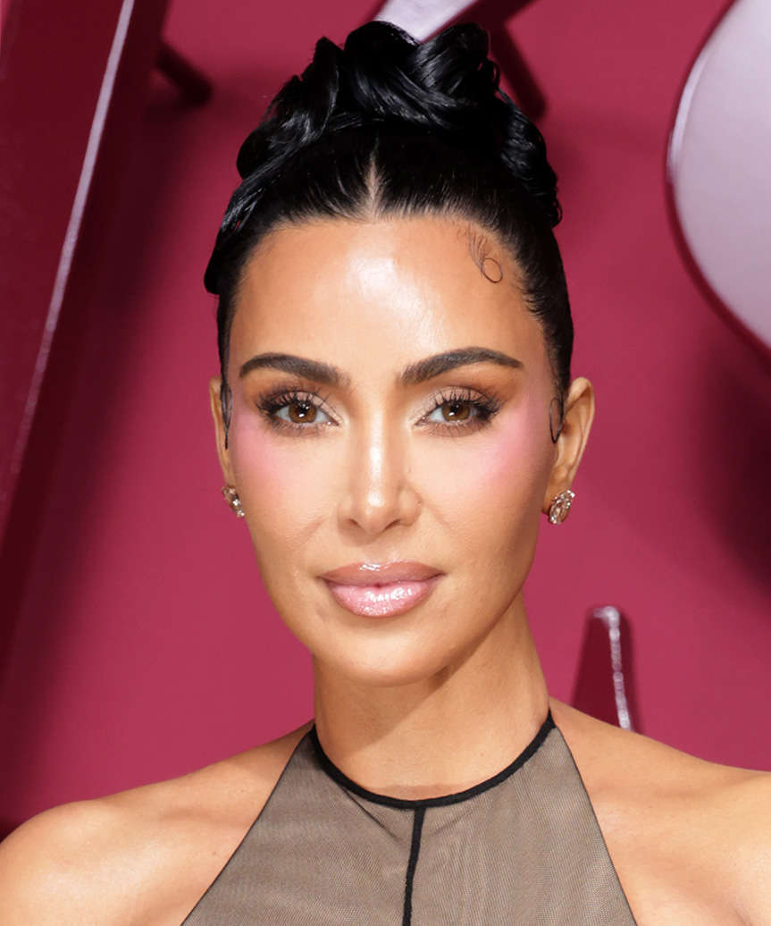 Kim Kardashian Updo Hairstyle
