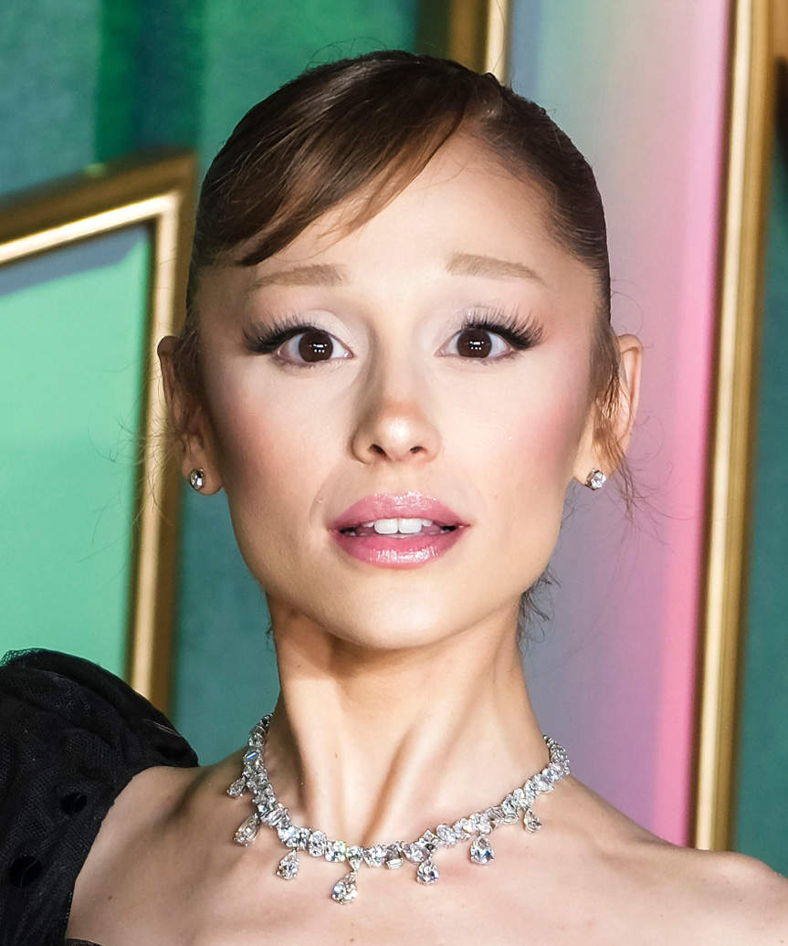 Ariana Grande Sleek Updo Hairstyle