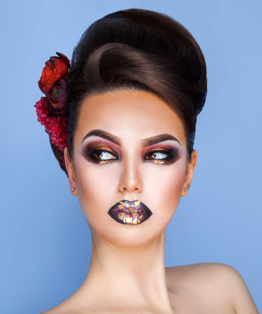 Modern Fashion-Forward Updo Hairstyle