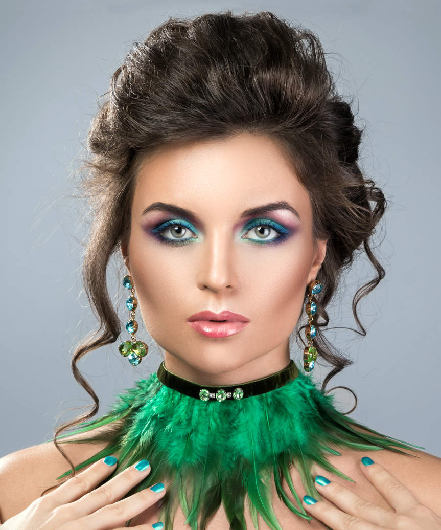 Formal Updo Hairstyle With Curls