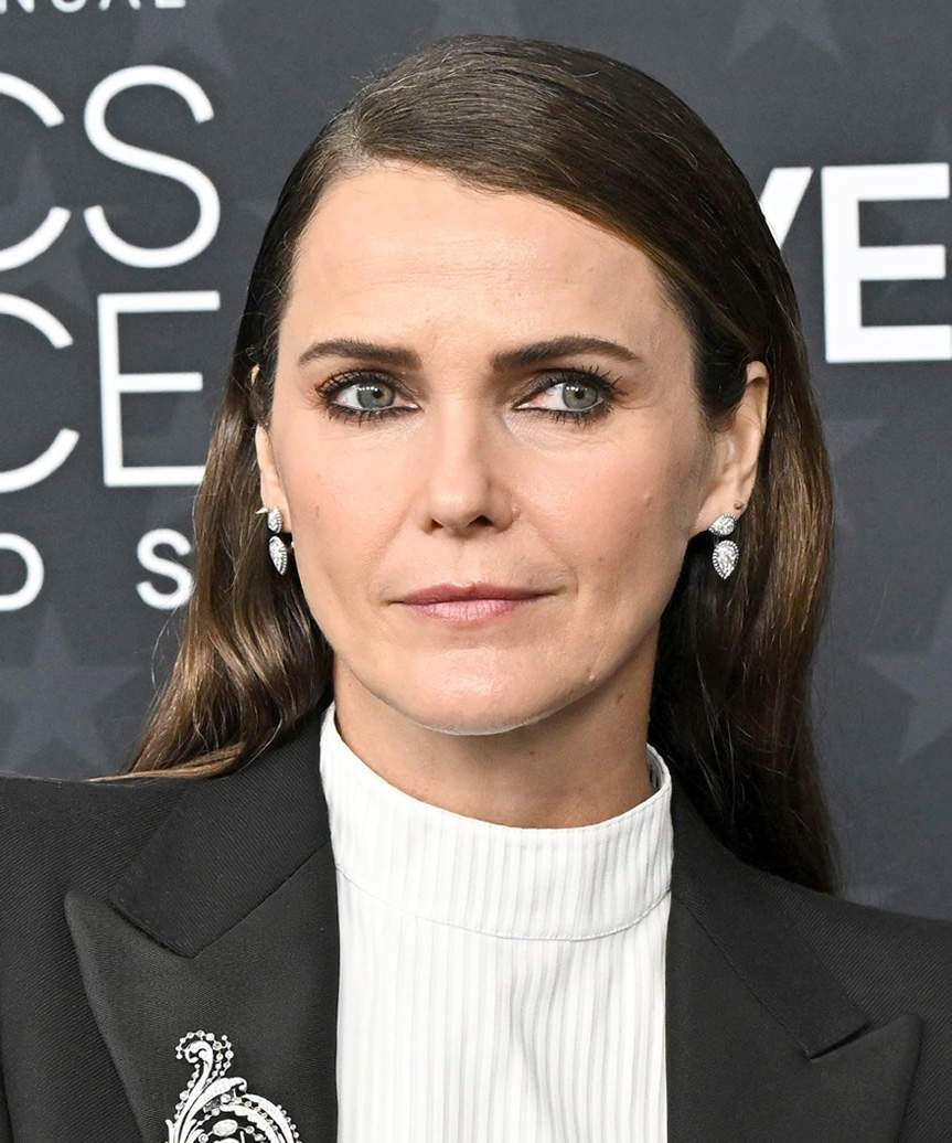 Keri Russell Long And Sleek Elegant Hairstyle