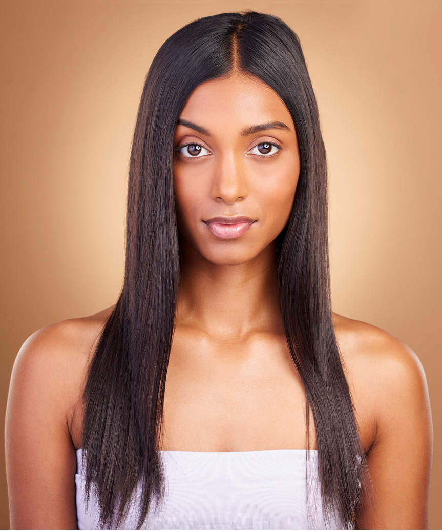 Long And Sleek Hairstyle With Uniform Layers