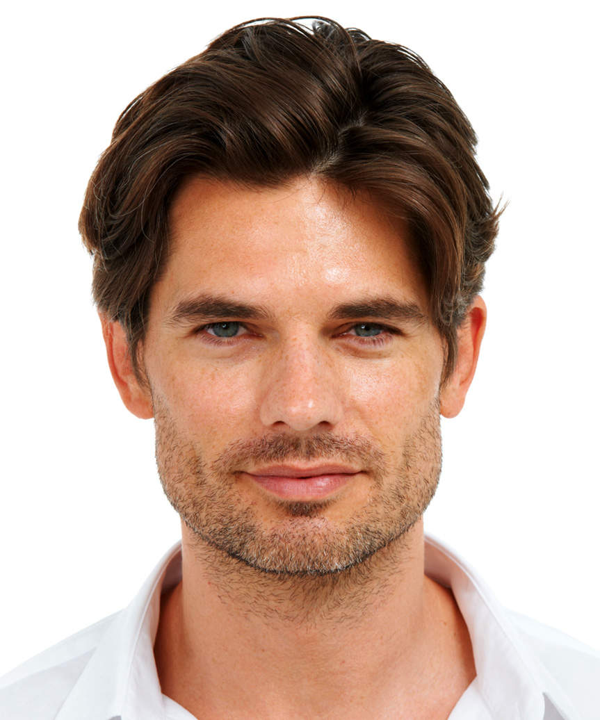 Short Male Hairstyle With Natural Waves