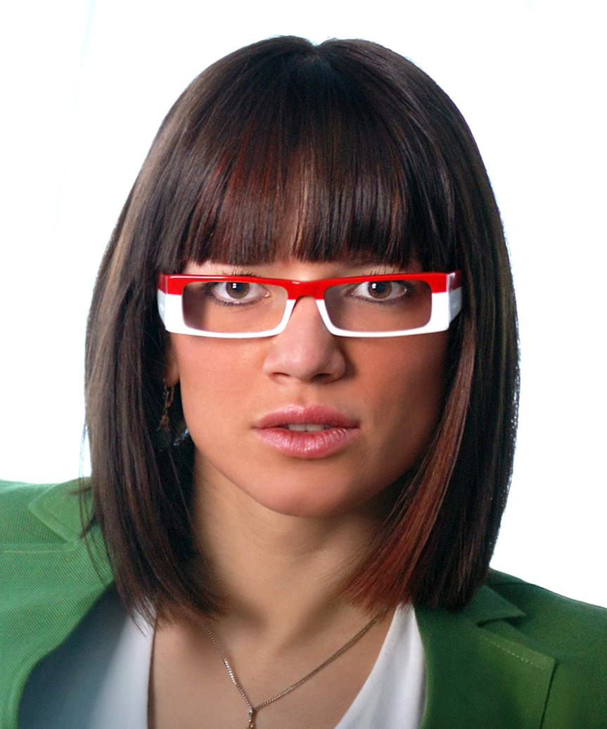 Lob Hair Cut With Full Blunt Bangs