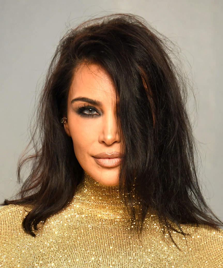 Kim Kardashian Shag Hairstyle