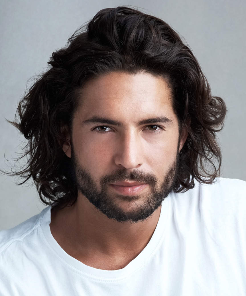 Casual Medium-Length Shaggy Hairstyle For Men