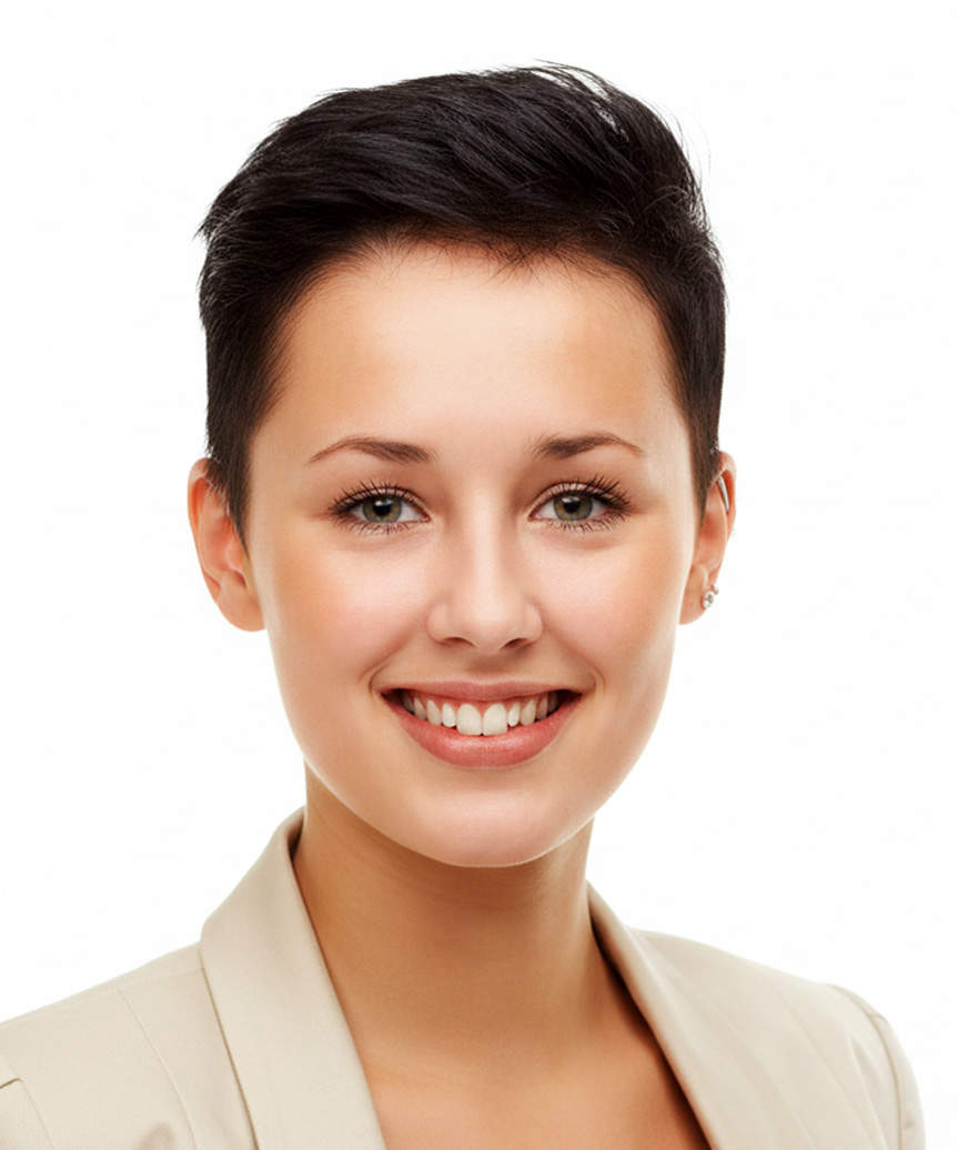 Sleek Tapered Pixie Cut