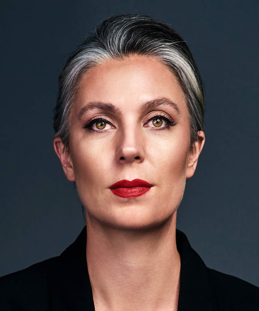Slicked-Back Pixie Cut With Wet-Look Finish