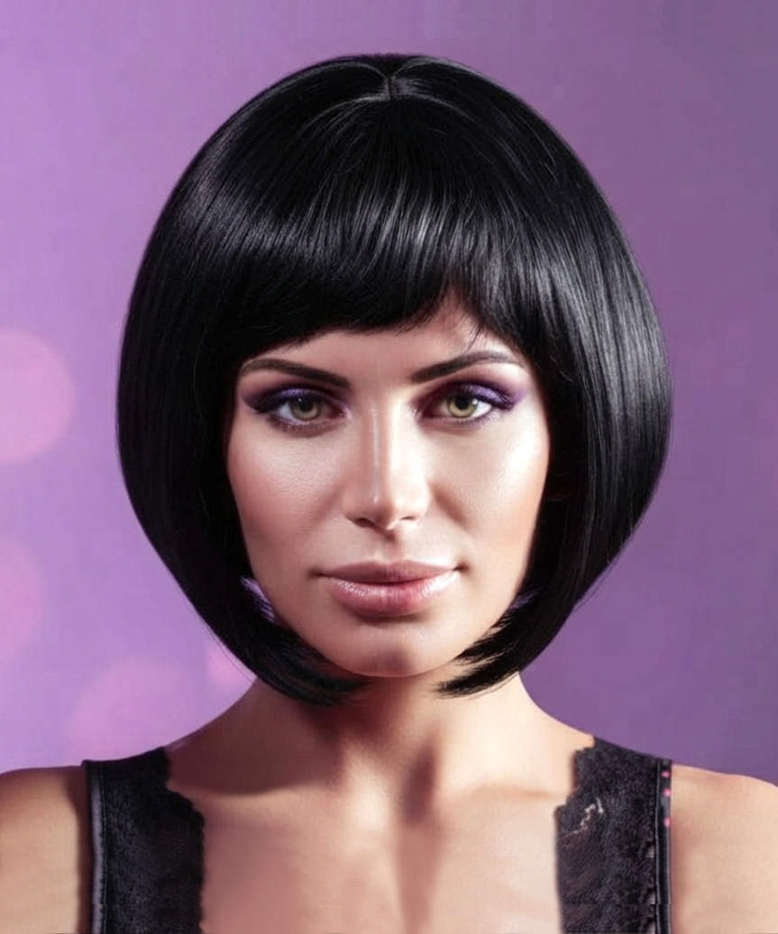 Chin-Length Pageboy Bob Cut