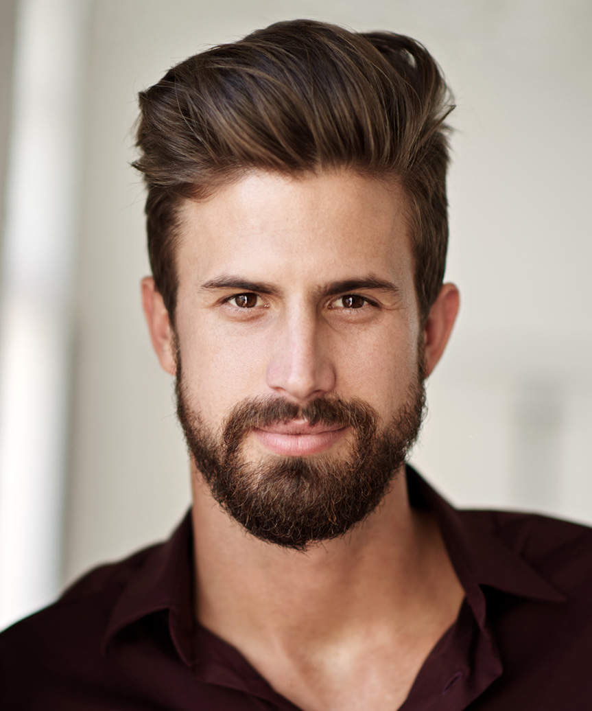 Modern Volumized Pompadour Hairstyle For Men