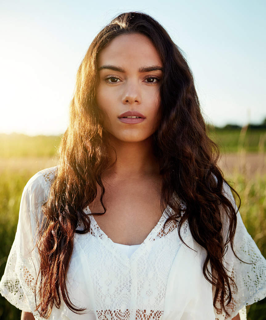 Long Hairstyle With Natural Curls