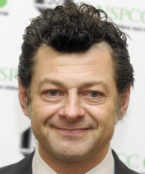 Andy Serkis Short Wavy     Hairstyle