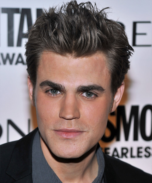 Paul Wesley Short Straight   Ash   Hairstyle  