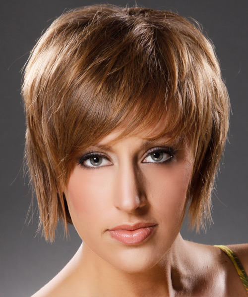 Short Shag Hairstyle With Jagged Cut Layers