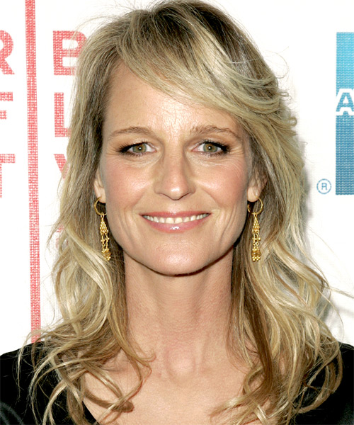 Helen Hunt Long Wavy hairstyle