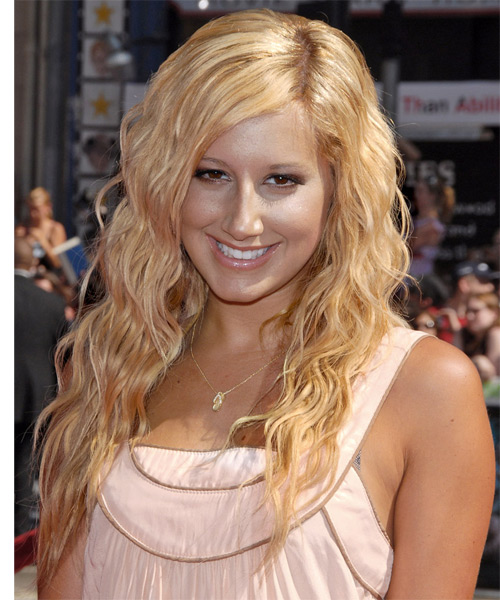 Ashley Tisdale Long Wavy   Light Golden Blonde