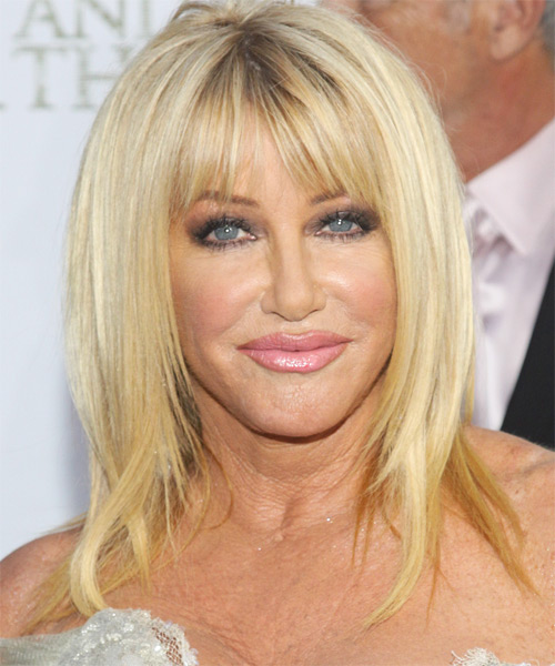 Suzanne Somers Long Straight     Hairstyle
