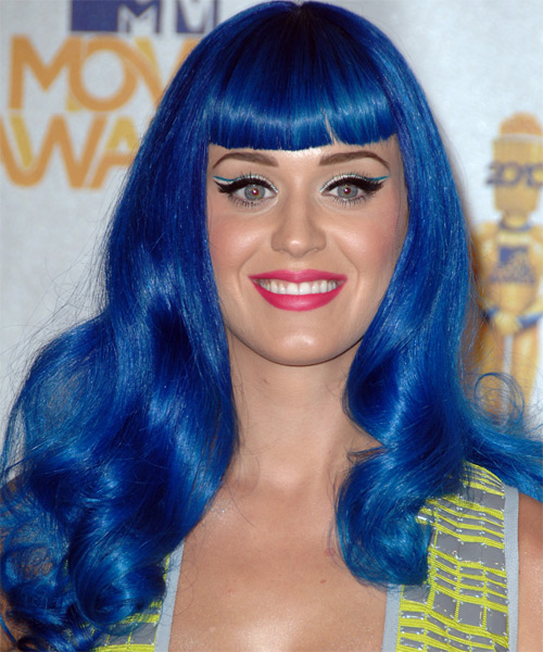 Katy Perry Long Wavy     Hairstyle