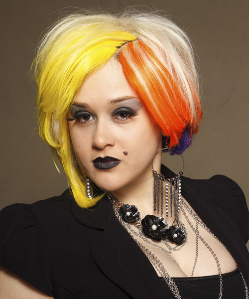 Emo Multi-Colored Hairstyle