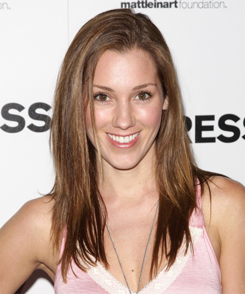 Carly Craig Long Straight    Brunette   Hairstyle