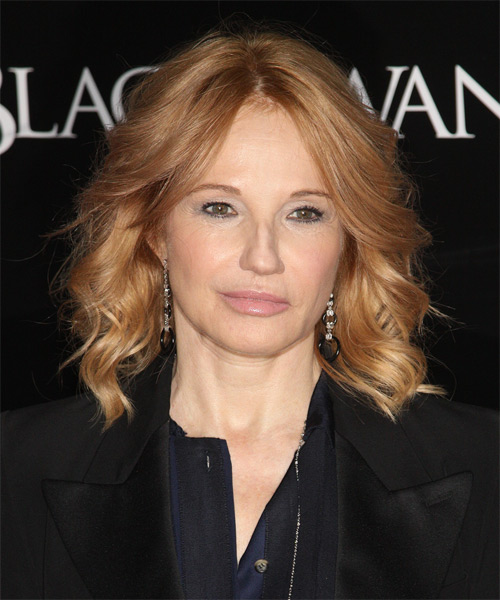 Ellen Barkin Medium Wavy   Light Blonde