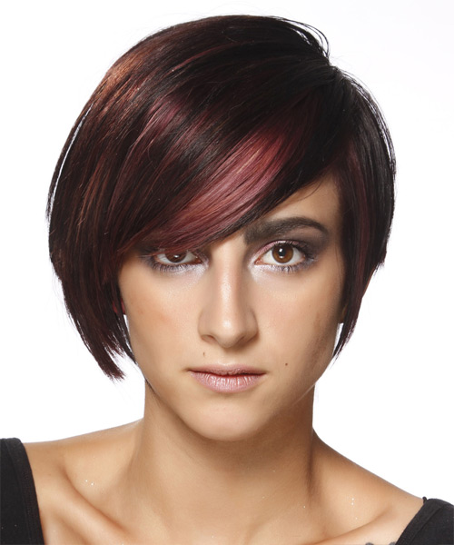  Sleek Face-Framing Hairstyle With Highlights - side view