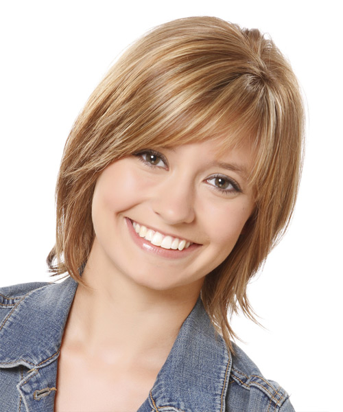 Medium Straight Casual Hairstyle