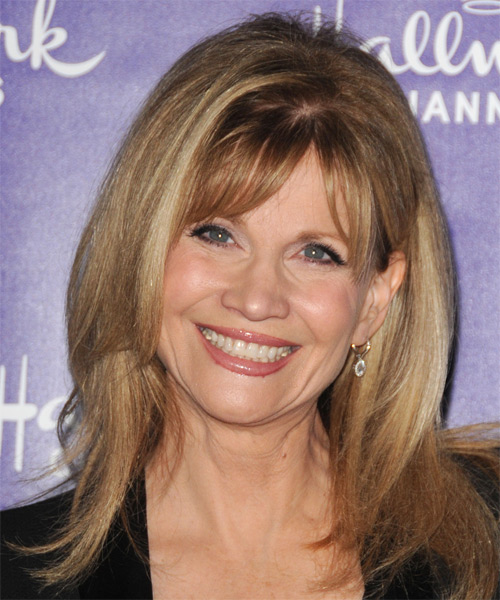 Markie Post Medium Straight    Blonde   with Razor Cut Bangs