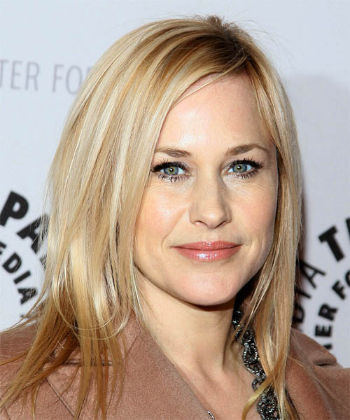 Patricia Arquette Long Straight    Blonde   Hairstyle