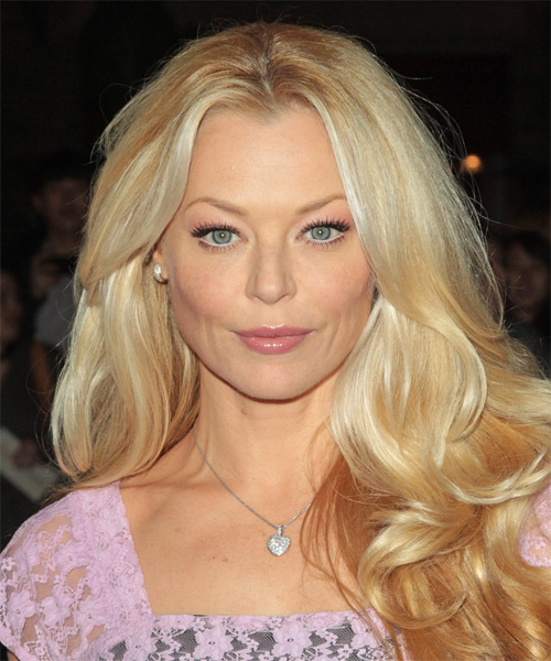 Charlotte Ross Formal Long Wavy Hairstyle - Light Blonde 