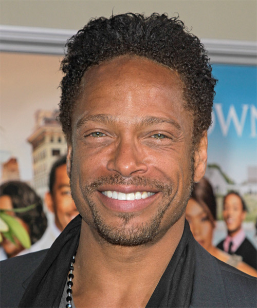 Gary Dourdan  Short Curly   Black  Afro  Hairstyle