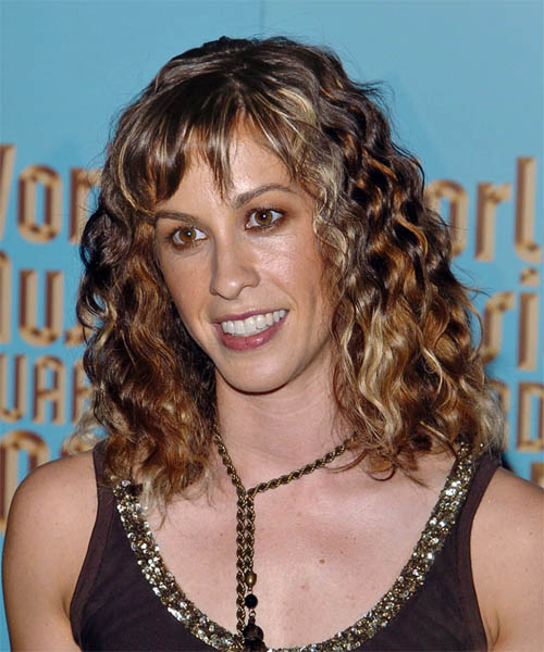 Alanis Morissette Long Curly hairstyle