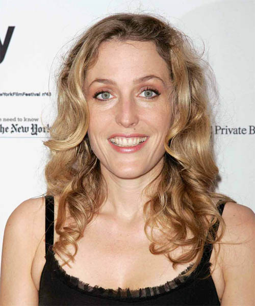 Gillian Anderson Long Wavy     Hairstyle